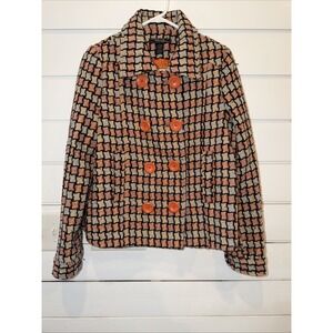 Trendy Wmns Vertigo Blazer Fully Lined Original $260. Sz L Paris GW996